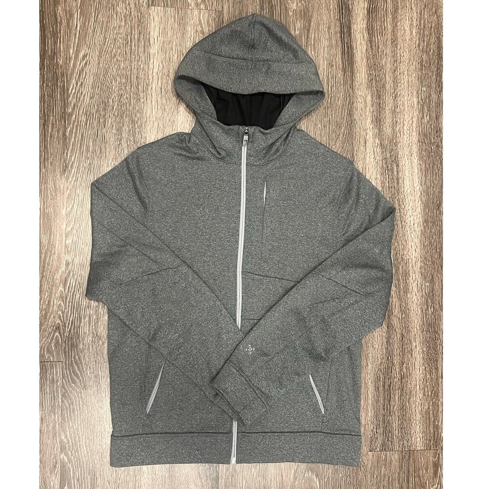Lululemon City Sweat Zip Hoodie Thermo Men’s M Heathered Gray $168 Tech Fleece